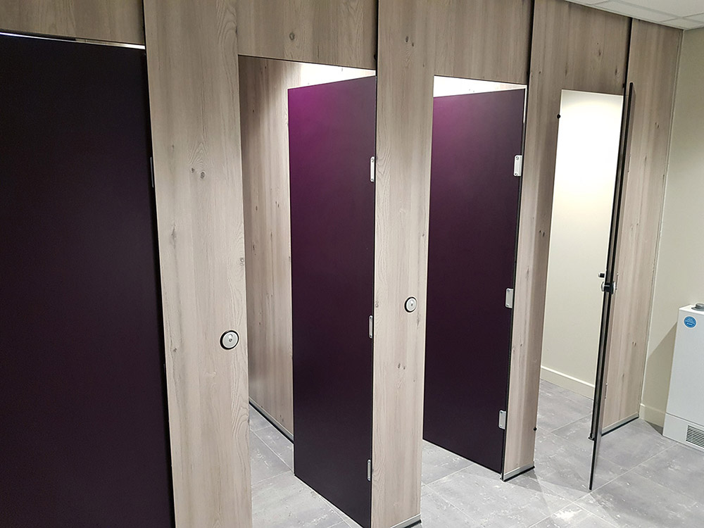 Cubicle Centre supplied their washroom solution for Tong Garden Centre